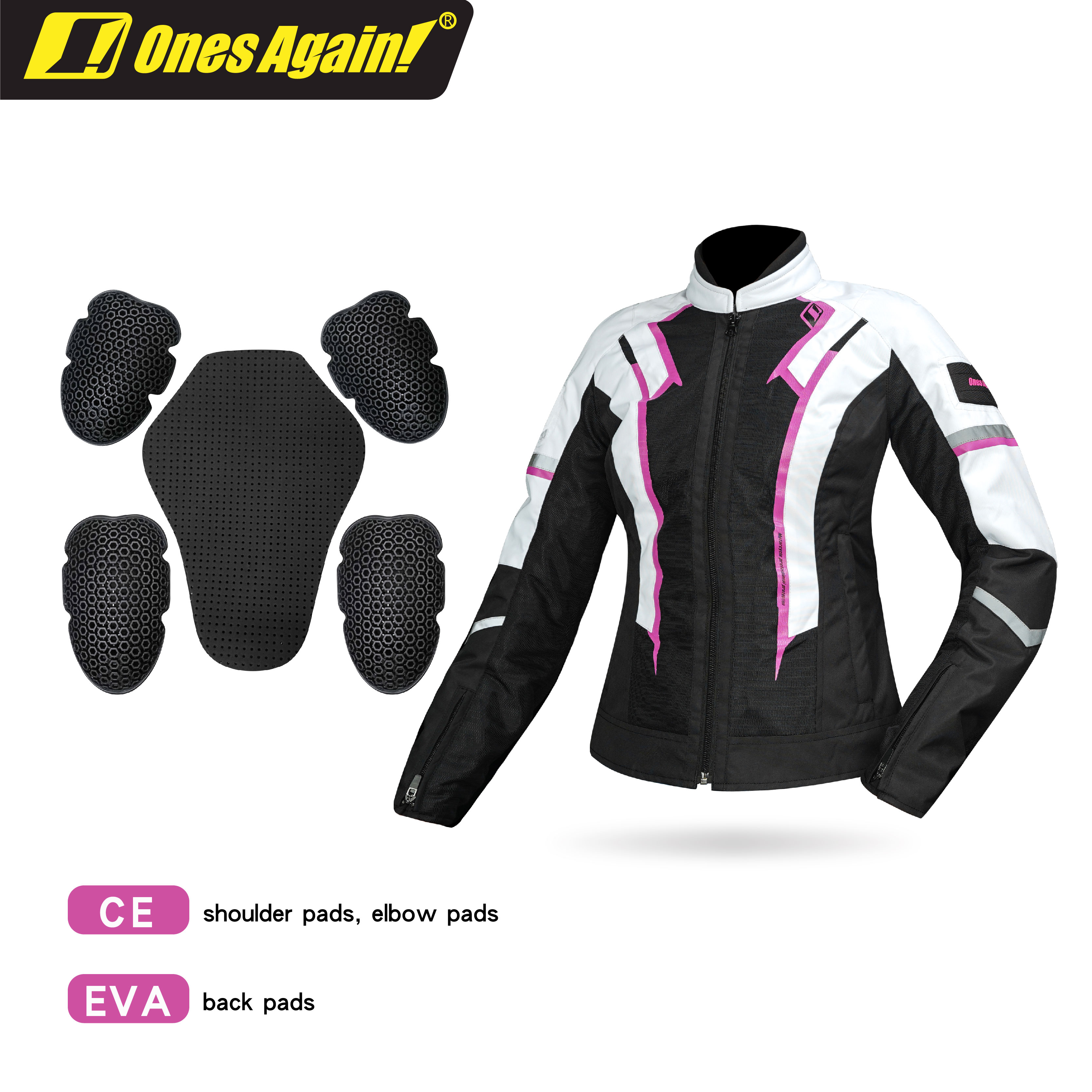 SJ15 Charming Fox Motorcycle jacket for summer Ventilated and safe riding equipment