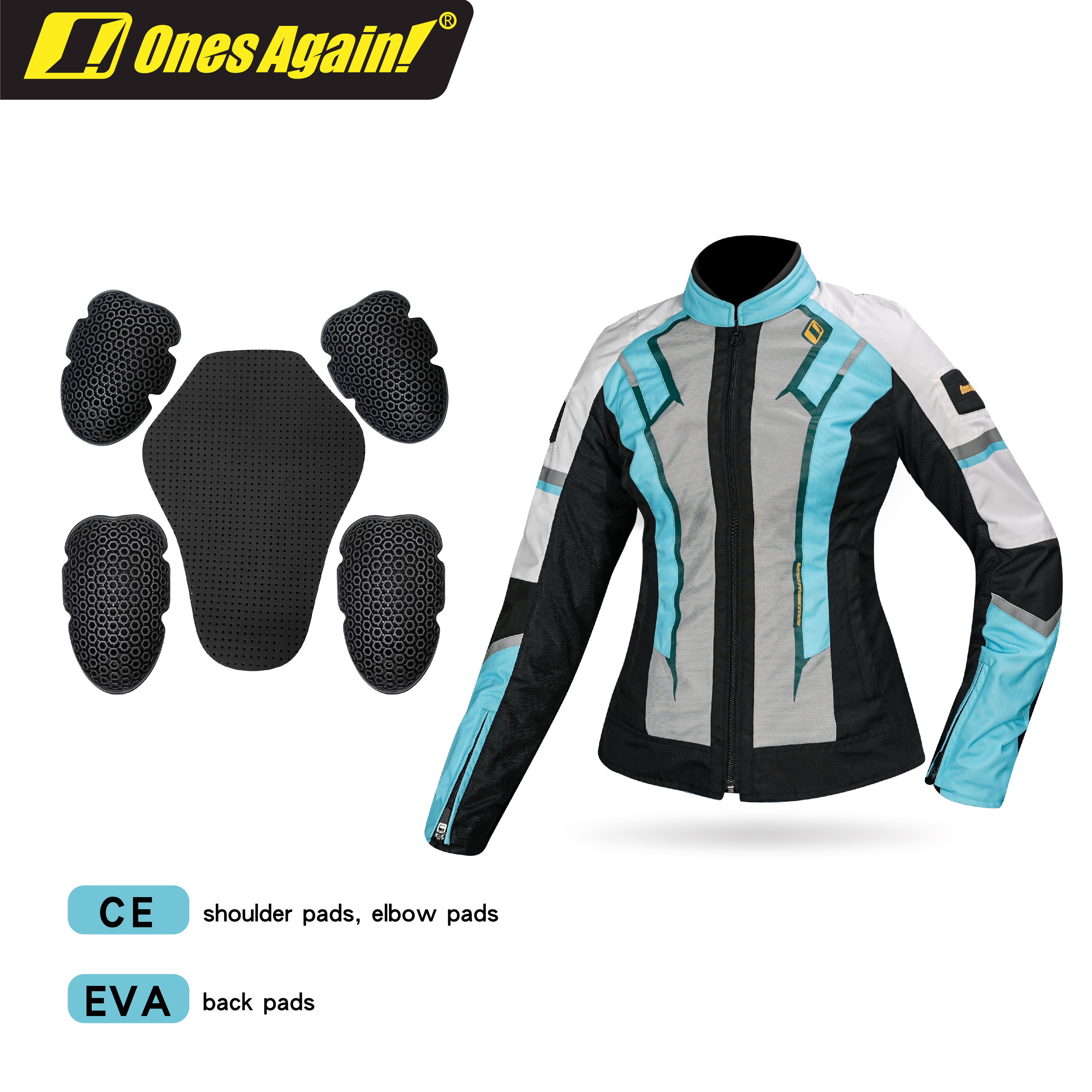 SJ15 Charming Fox Motorcycle jacket for summer Ventilated and safe riding equipment