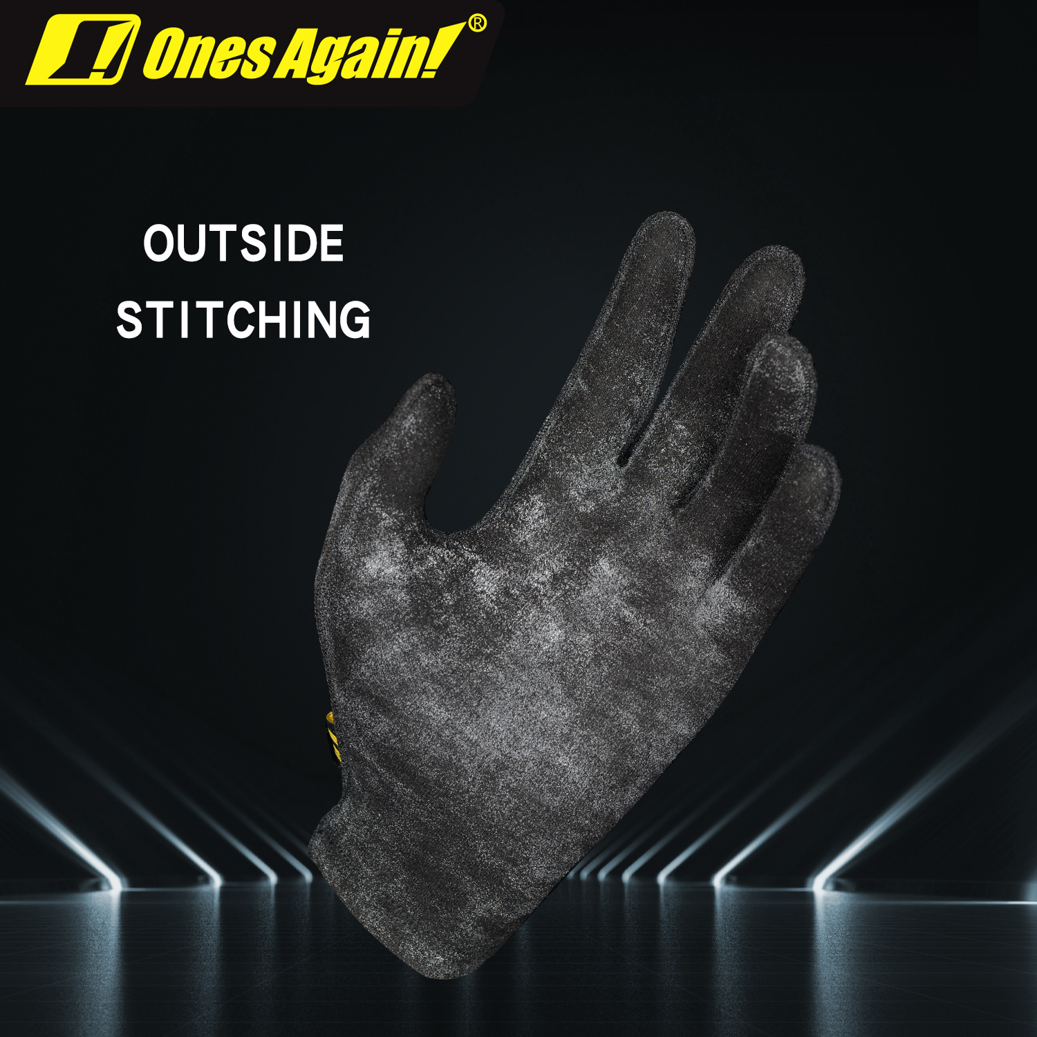 MG44 Waterproof Leather Lined with Sweat Wicking Motorcycle Gloves