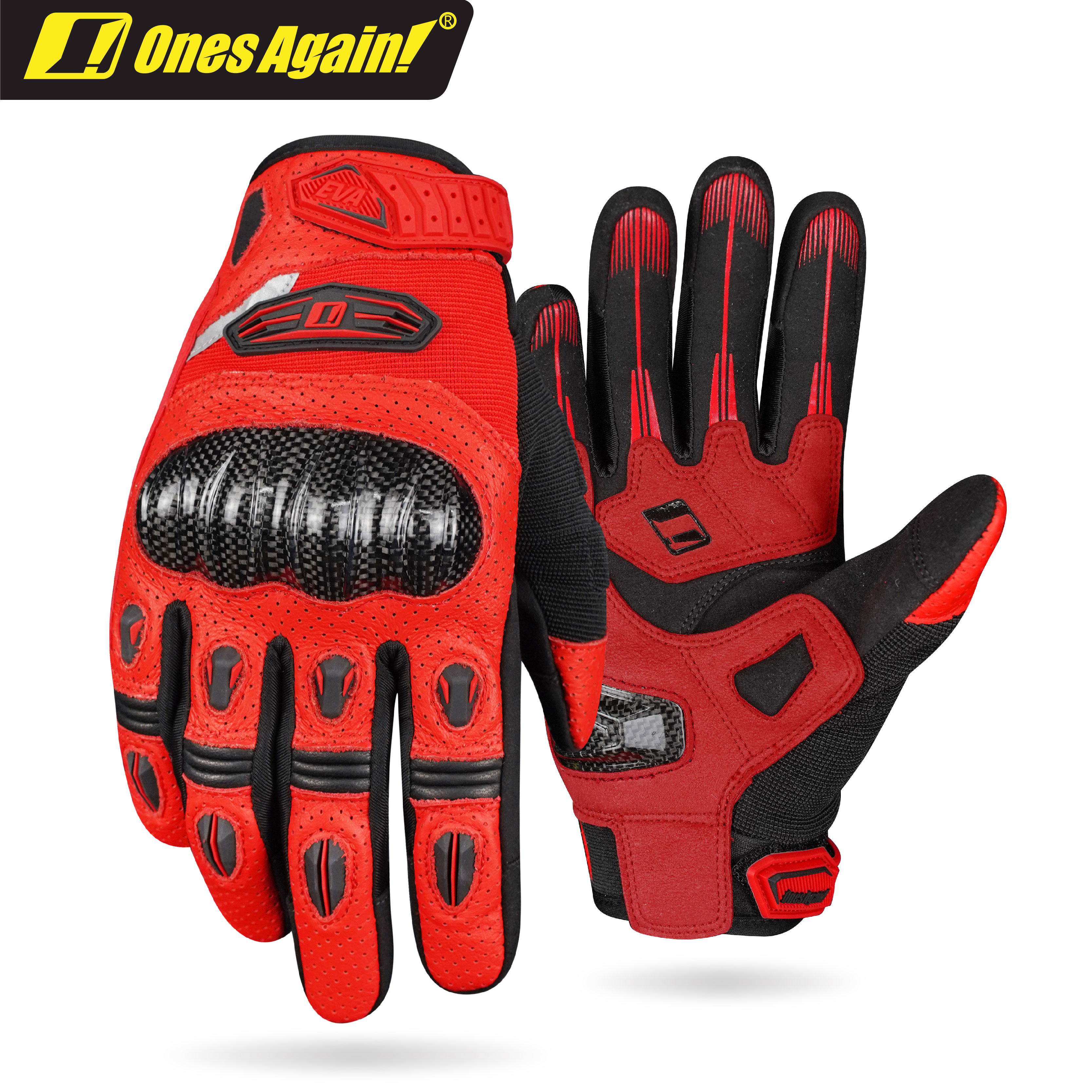 MG51 Carbon Fiber Protected Riding Summer Ventilation Gloves Mecha Dragon