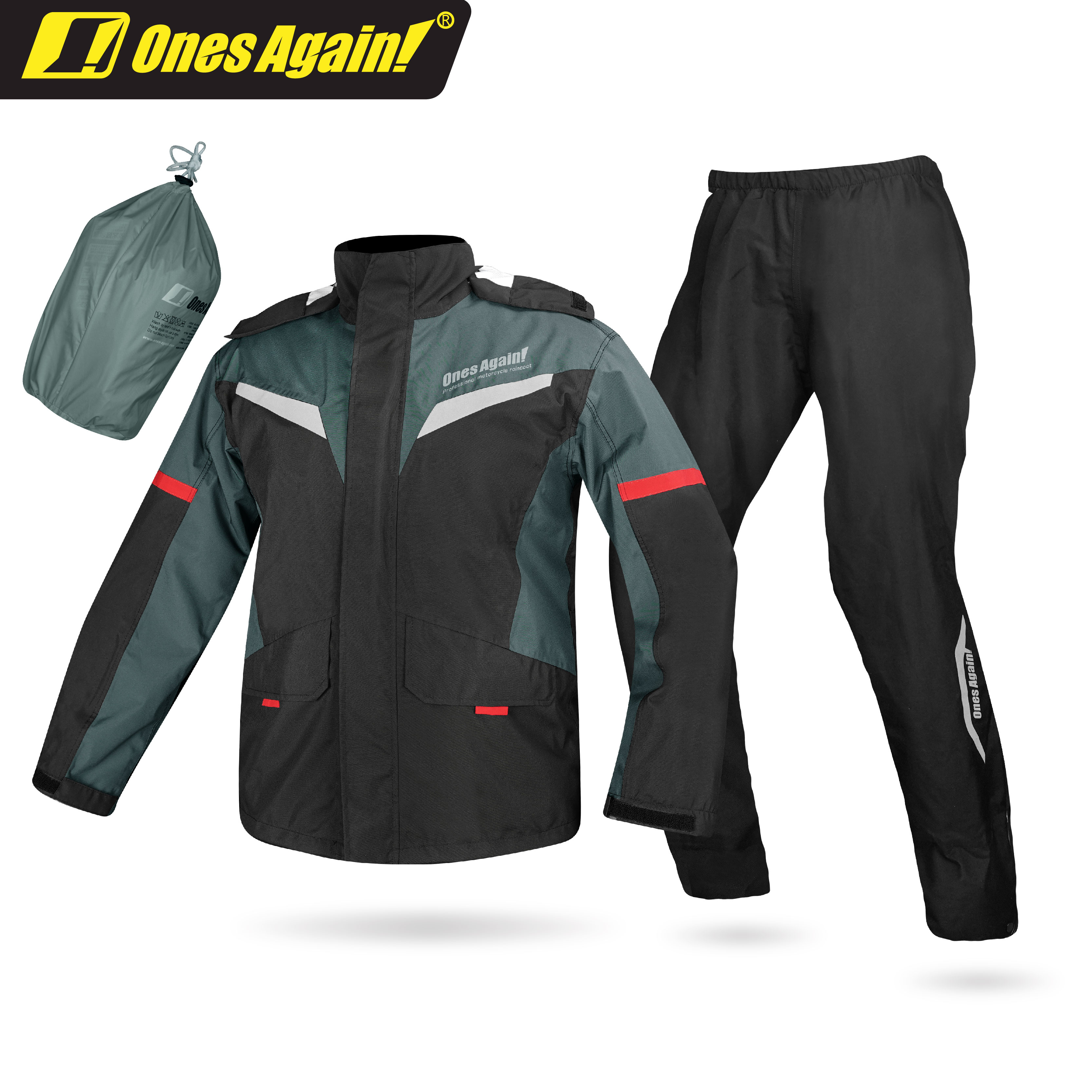 SJ14 Chilly Rain Ones Motorcycle High Water Pressure Breathable Waterproof Durable Raincoat Commuter tour