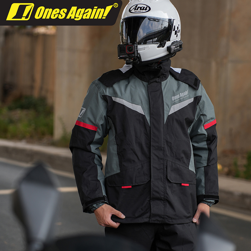 SJ14 Chilly Rain Ones Motorcycle High Water Pressure Breathable Waterproof Durable Raincoat Commuter tour
