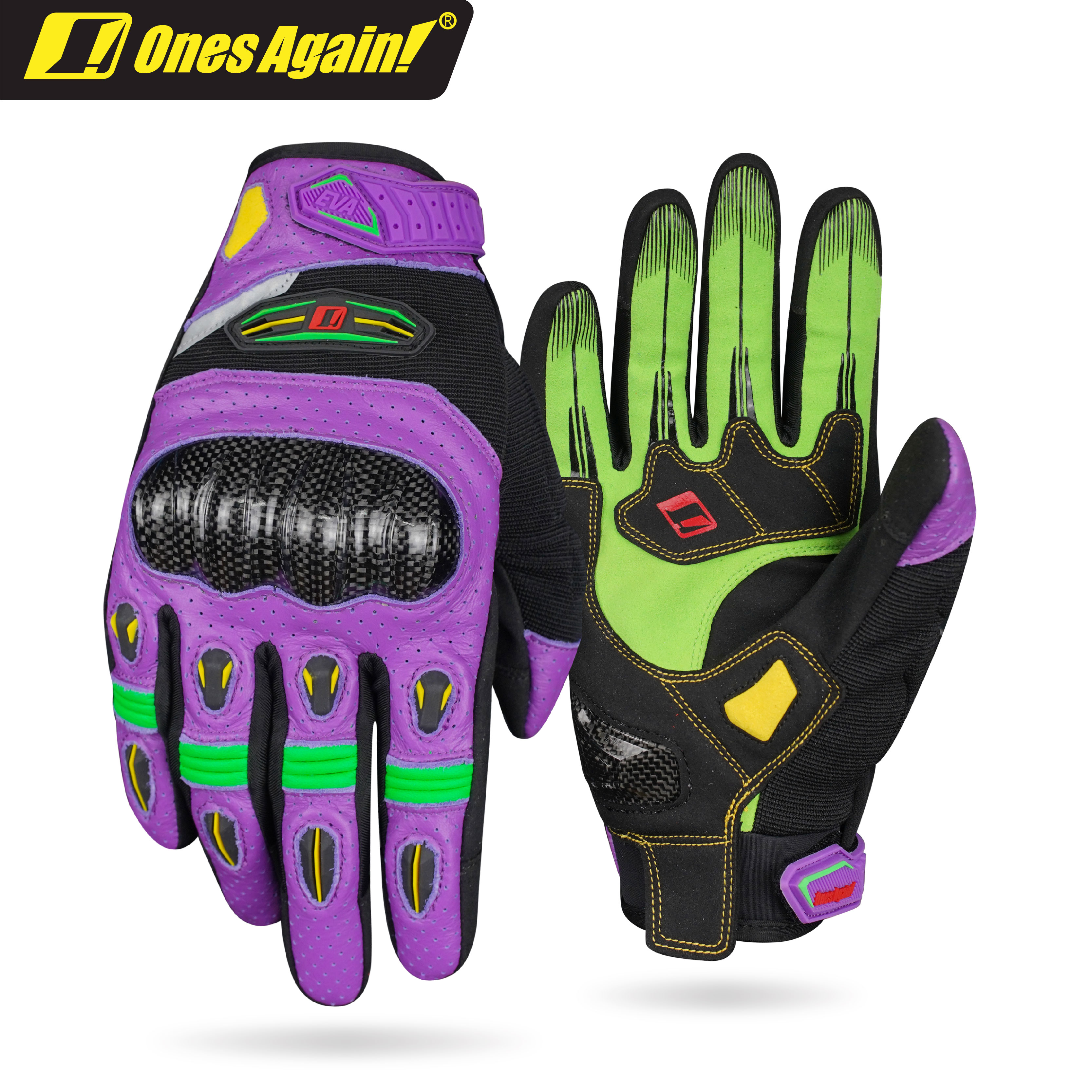 MG51 Carbon Fiber Protected Riding Summer Ventilation Gloves Mecha Dragon