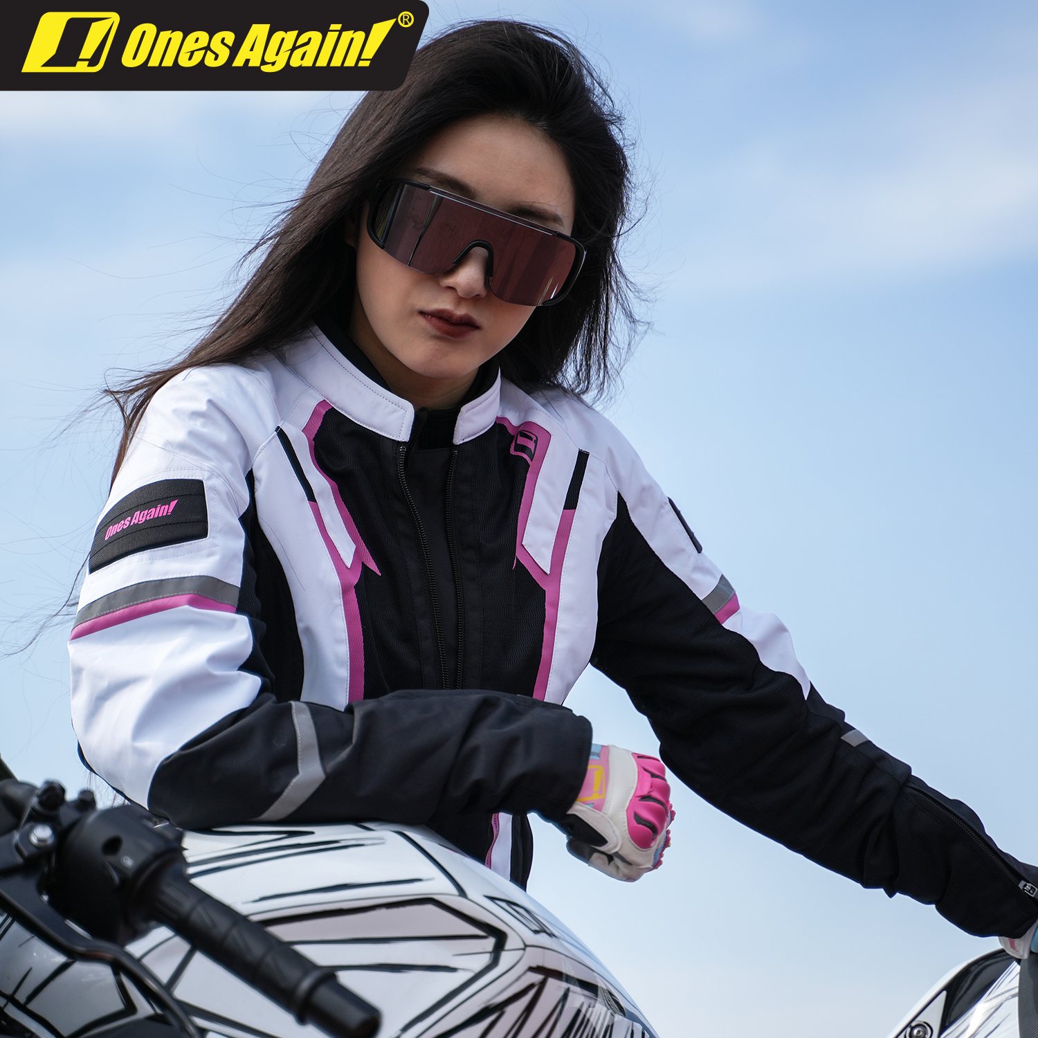 SJ15 Charming Fox Motorcycle jacket for summer Ventilated and safe riding equipment